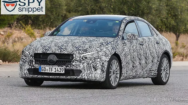 Mercedes A-Class sedan development continues Mercedes A-Class sedan development continues