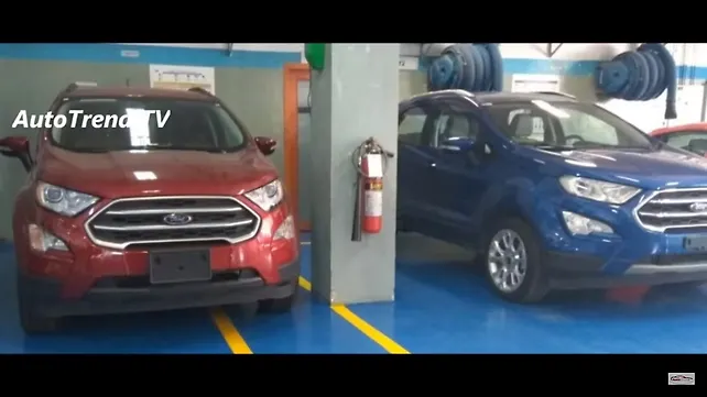 2017 Ford EcoSport TitaniumS trim spied inside out 2017 Ford EcoSport TitaniumS trim spied inside out