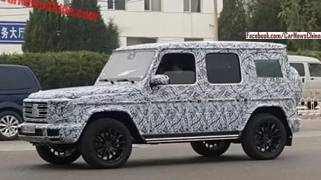 Next-gen Mercedes-Benz G-Class seen in China Next-gen Mercedes-Benz G-Class seen in China