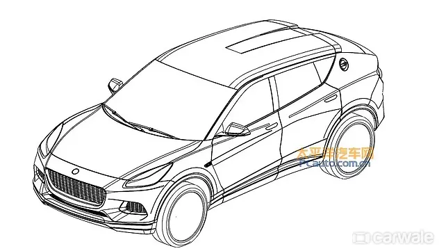 Lotus SUV patent images leaked Lotus SUV patent images leaked