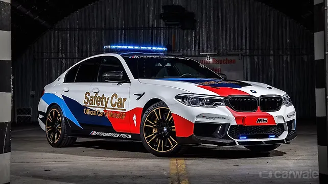 BMW unveils its latest MotoGP M5 safety car BMW unveils its latest MotoGP M5 safety car