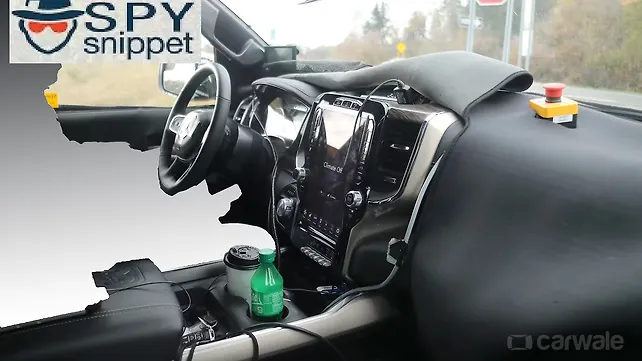 2019 Ram 1500 interior spied undisguised 2019 Ram 1500 interior spied undisguised