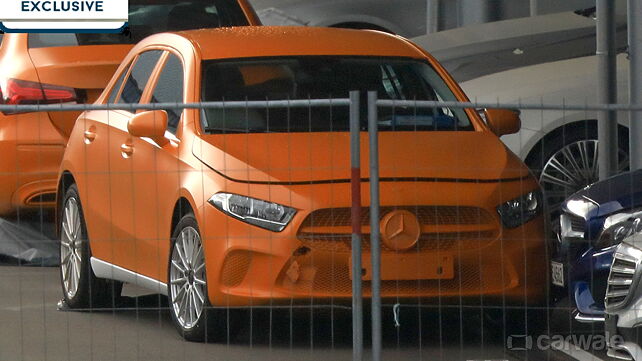 Mercedes A-Class spied without camouflage