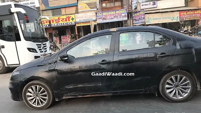 Maruti Suzuki Ciaz facelift spotted in India for the first time Maruti Suzuki Ciaz facelift spotted in India for the first time
