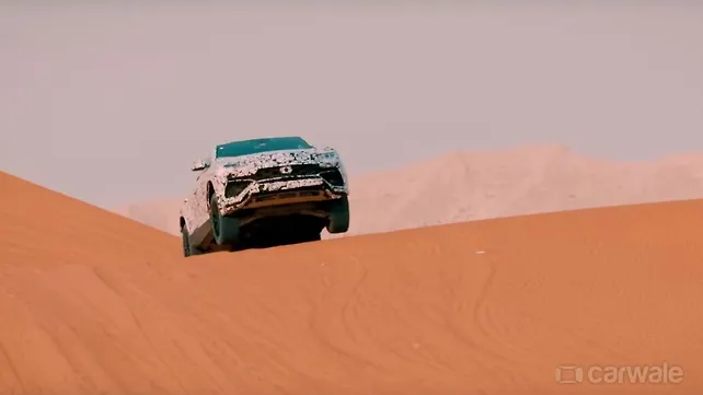 Lamborghini teases the Urus with a new Sand driving mode Lamborghini teases the Urus with a new Sand driving mode