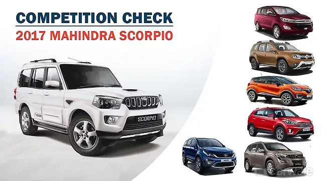 2017 Mahindra Scorpio: Competition Check 2017 Mahindra Scorpio: Competition Check