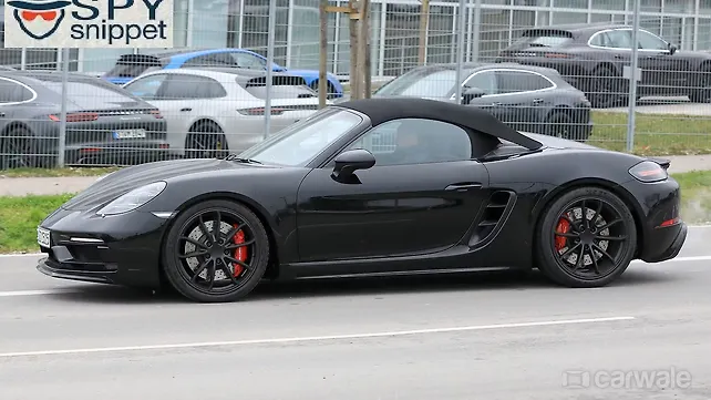 Porsche 718 Boxster Spyder spied Porsche 718 Boxster Spyder spied