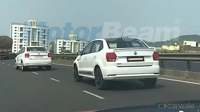 Volkswagen Ameo Sport spotted testing Volkswagen Ameo Sport spotted testing