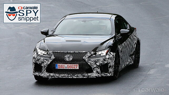 Lexus spotted testing the RC F on the ‘Ring