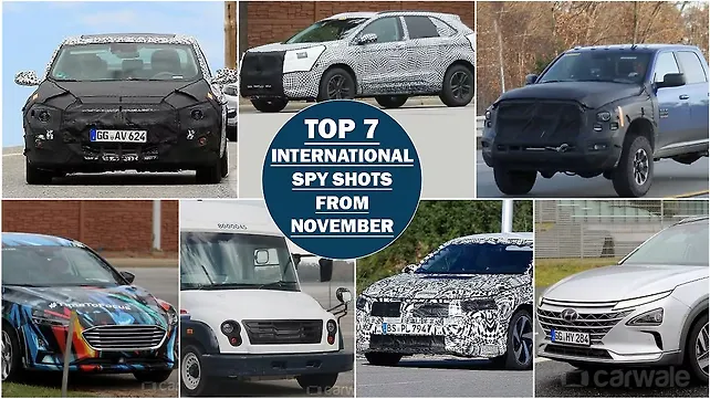 Top International spy shots from November Top International spy shots from November