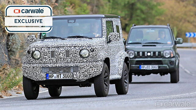 Exclusive! Suzuki Jimny spotted testing with its predecessor