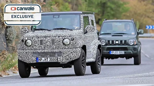 Exclusive! Suzuki Jimny spotted testing with its predecessor Exclusive! Suzuki Jimny spotted testing with its predecessor