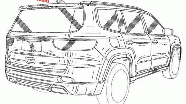 Jeep Grand Commander leaked in patent images