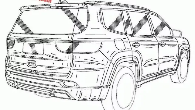 Jeep Grand Commander leaked in patent images Jeep Grand Commander leaked in patent images