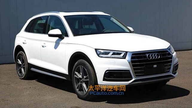 China spec Audi Q5 L interiors spied