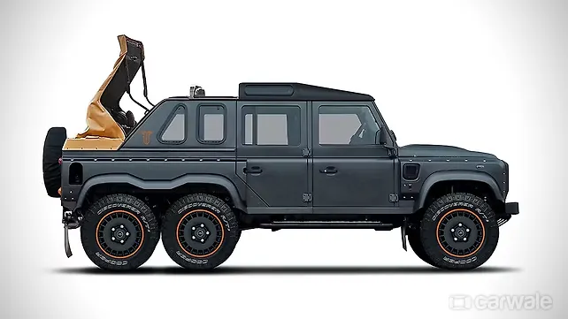 Outrageous Kahn Design Flying Huntsman 6x6 Soft Top teased Outrageous Kahn Design Flying Huntsman 6x6 Soft Top teased