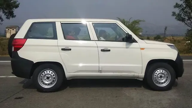 Mahindra TUV300 Plus test mule images surface Mahindra TUV300 Plus test mule images surface