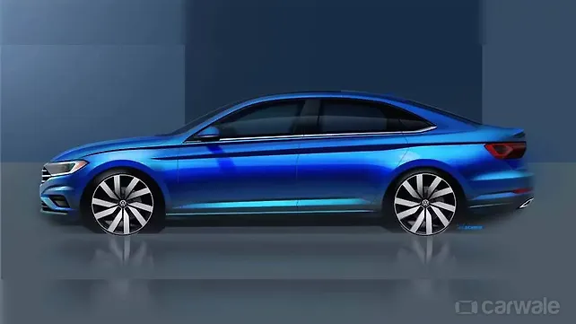 Volkswagen teases 2019 Jetta before Detroit debut Volkswagen teases 2019 Jetta before Detroit debut