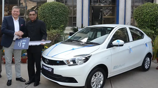 First batch of Tata Tigor electric delivered to EESL First batch of Tata Tigor electric delivered to EESL