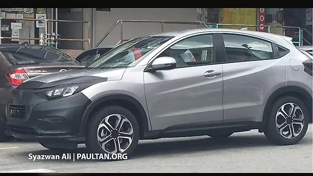 Honda HR-V 2018 facelift test mule image surface Honda HR-V 2018 facelift test mule image surface