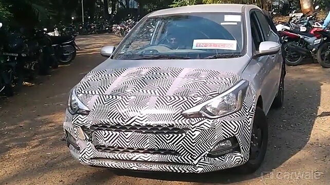 Hyundai Elite i20 facelift spotted on test once again