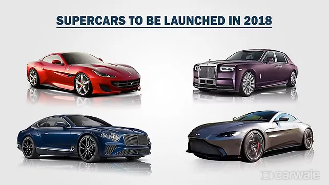Supercars to be launched in 2018 Supercars to be launched in 2018