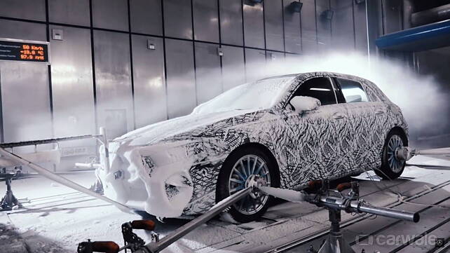 Mercedes-Benz teases the new-gen A-Class undergoing winter testing