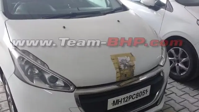 Peugeot 208 spotted on test in India Peugeot 208 spotted on test in India