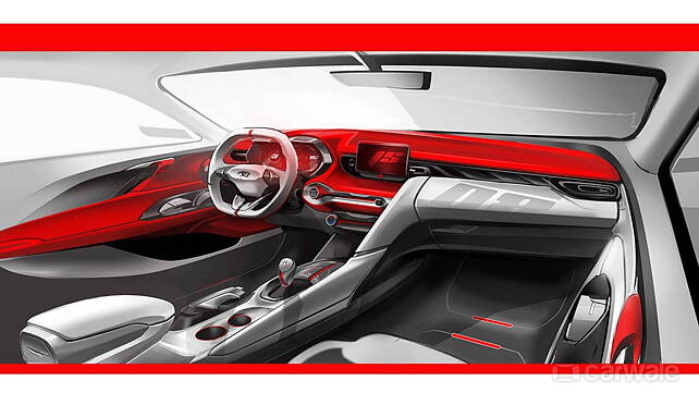 Hyundai teases cabin design of the 2019 Veloster