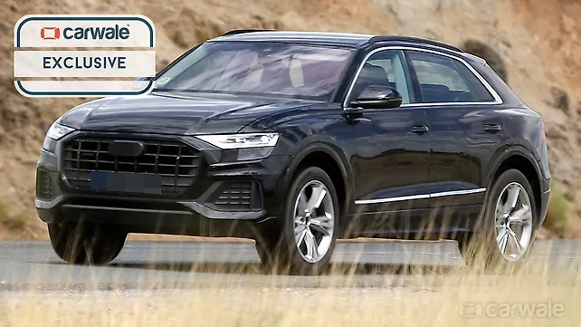 Audi Q8 drops its camo in the clearest spy shot yet Audi Q8 drops its camo in the clearest spy shot yet