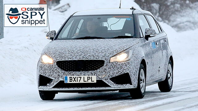 MG3 facelift test vehicle hints at a car that will come to India