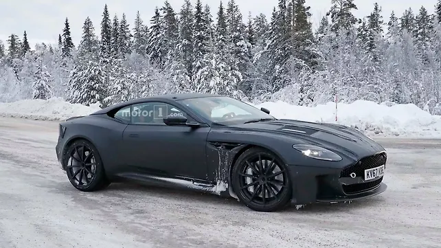 2019 Aston Martin Vanquish spied winter testing 2019 Aston Martin Vanquish spied winter testing