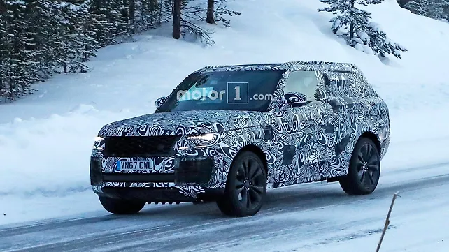 Two-door Range Rover spotted testing Two-door Range Rover spotted testing