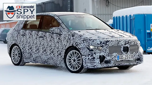 Next-gen Mercedes B-Class spied testing Next-gen Mercedes B-Class spied testing