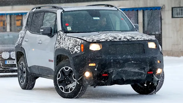 Jeep Renegade facelift under works Jeep Renegade facelift under works