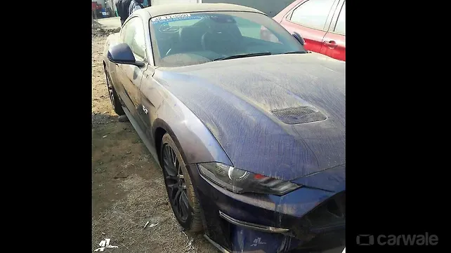 Ford Mustang facelift spotted in India Ford Mustang facelift spotted in India