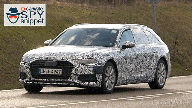 Audi A6 Avant spotted testing