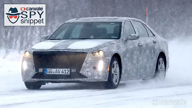 Cadillac CT6 facelift caught winter testing Cadillac CT6 facelift caught winter testing