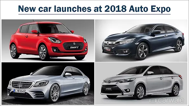 New car launches at 2018 Auto Expo New car launches at 2018 Auto Expo