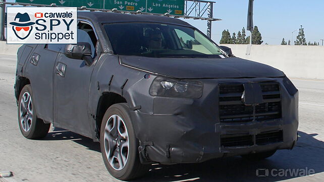 Toyota RAV4 test mule spotted testing for the first time