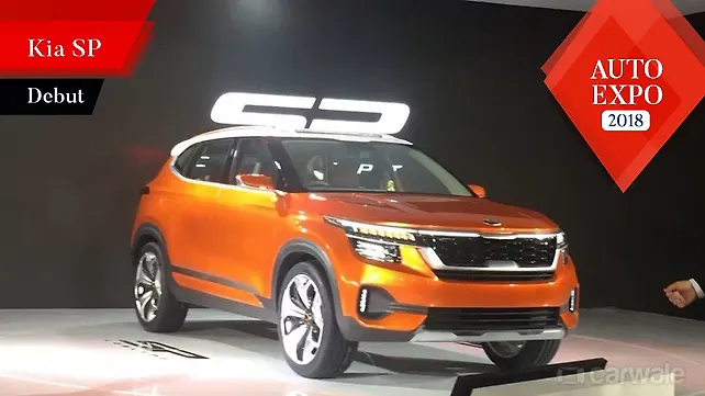 Kia reveals new SP concept SUV at Auto Expo 2018 Kia reveals new SP concept SUV at Auto Expo 2018