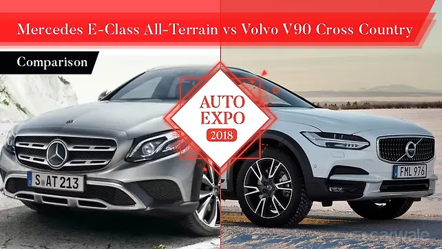 Mercedes E-Class All-Terrain vs Volvo V90 Cross Country Mercedes E-Class All-Terrain vs Volvo V90 Cross Country