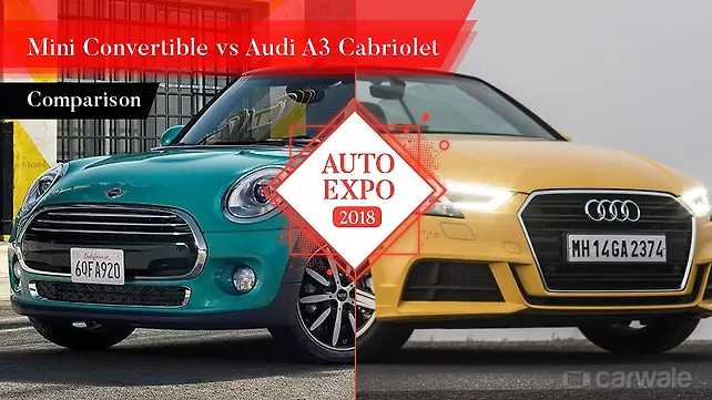 Mini Convertible vs Audi A3 Cabriolet Mini Convertible vs Audi A3 Cabriolet