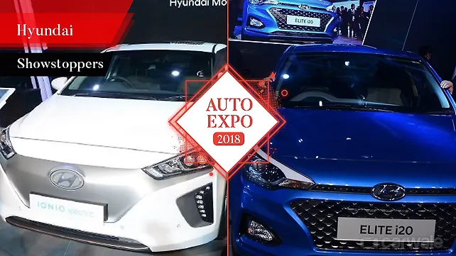 Elite i20 facelift and Ioniq EV are showstoppers at Hyundai stall Elite i20 facelift and Ioniq EV are showstoppers at Hyundai stall