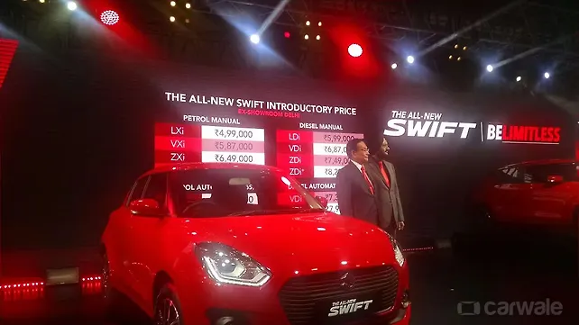 Maruti Suzuki launches new Swift in India for Rs 4.99 lakhs Maruti Suzuki launches new Swift in India for Rs 4.99 lakhs