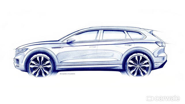 New-gen Volkswagen Touareg teased ahead of 23 March premiere