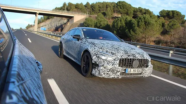 Mercedes-AMG GT four-door Coupe officially teased for the Geneva Mercedes-AMG GT four-door Coupe officially teased for the Geneva