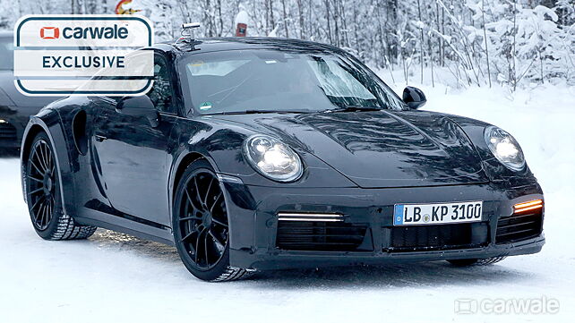 Porsche 911 Turbo spied testing again