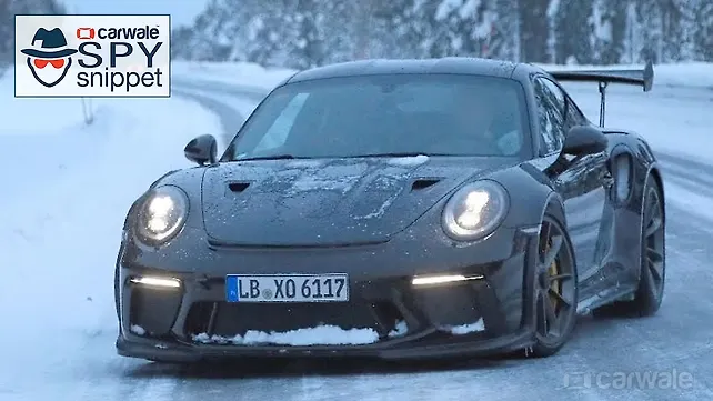 Porsche 911 GT3 RS facelift sheds its camouflage Porsche 911 GT3 RS facelift sheds its camouflage