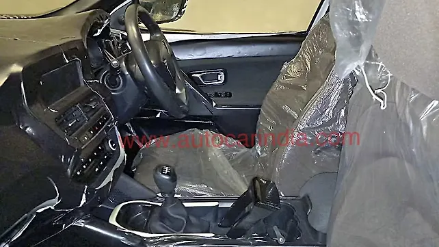Interiors of Tata H5X production model spied Interiors of Tata H5X production model spied